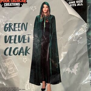 Green Velvet Cloak